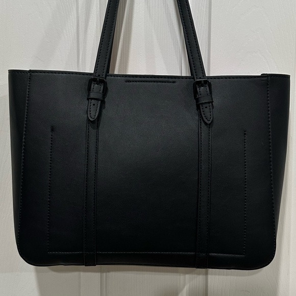 New! Steve Madden Women's Black Bdusk Tote &  Mini Crossbody Bag - Picture 10 of 15